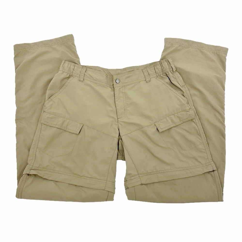 World Wide Sportsman Convertible Cargo Pants Khaki Nylon Medium